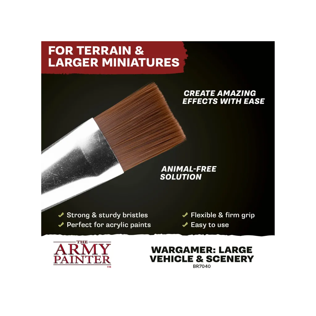 Wargamer Large Vehicle & Scenery Brush (2025)-The Army Painter-Radaddel