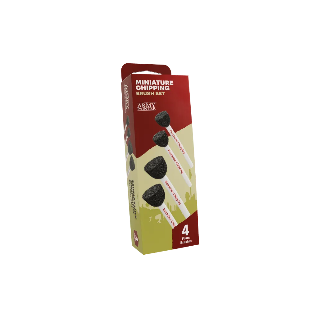 Wargamer Miniature Chipping Brush Set (2025)-The Army Painter-Radaddel
