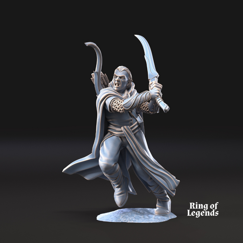 6x Guardianes del bosque con espada - Elfos Galanthir