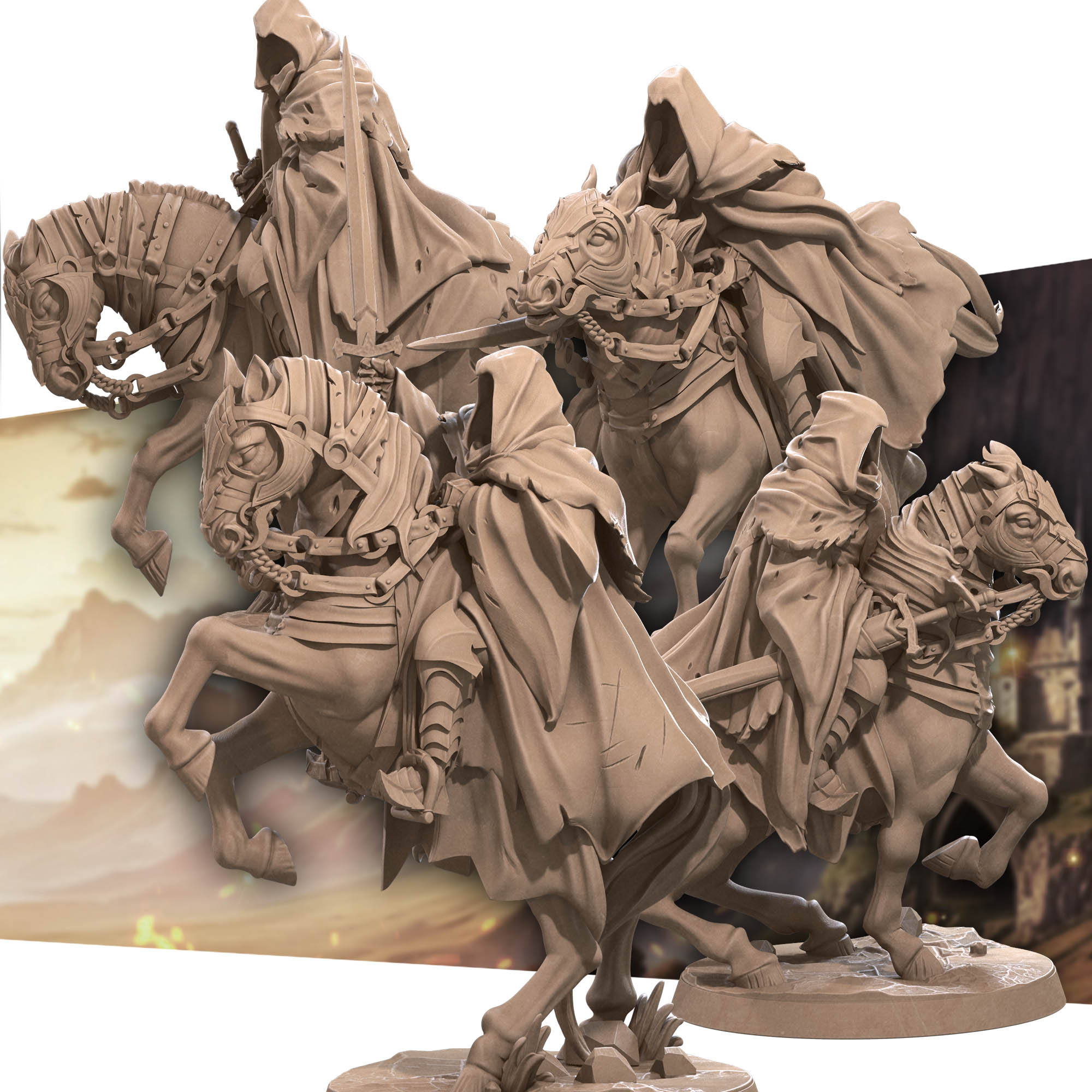 Dark Rider Set (4 Miniaturen)
