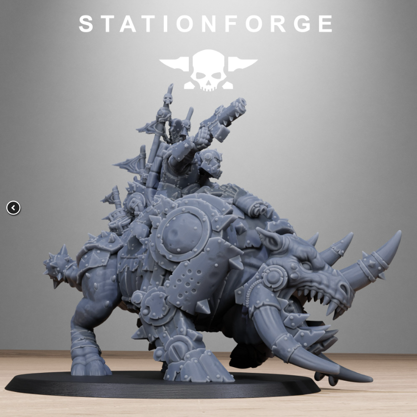 Orkaz Beast-Rider Warlord