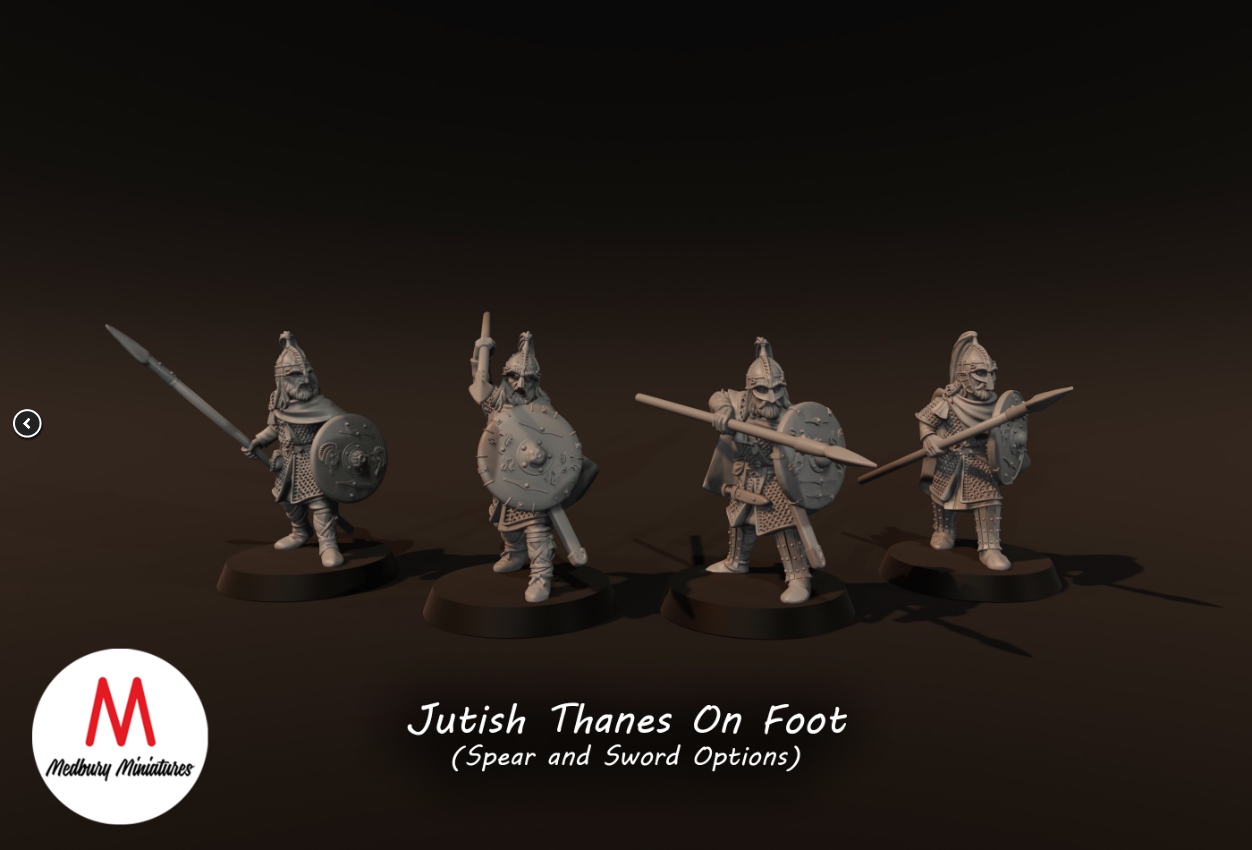 Jutish Thanes On Foot (Spear and Sword Options)