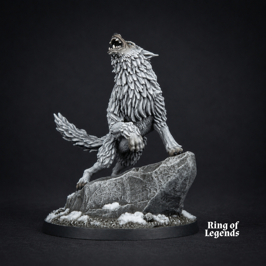 Irreverente lobo huargo Solitario