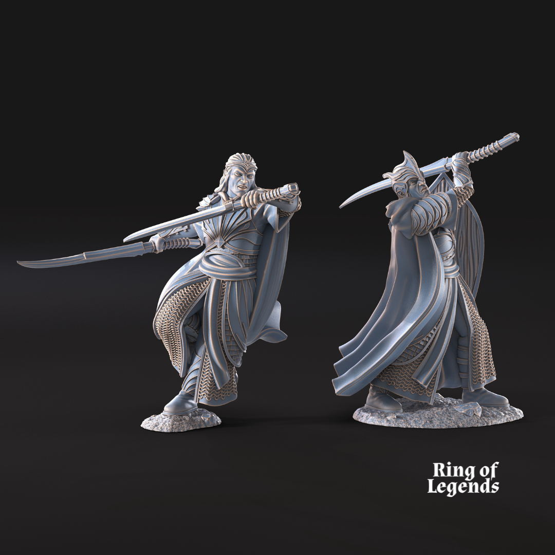 Golorin y Rommul - Elfos galanthir