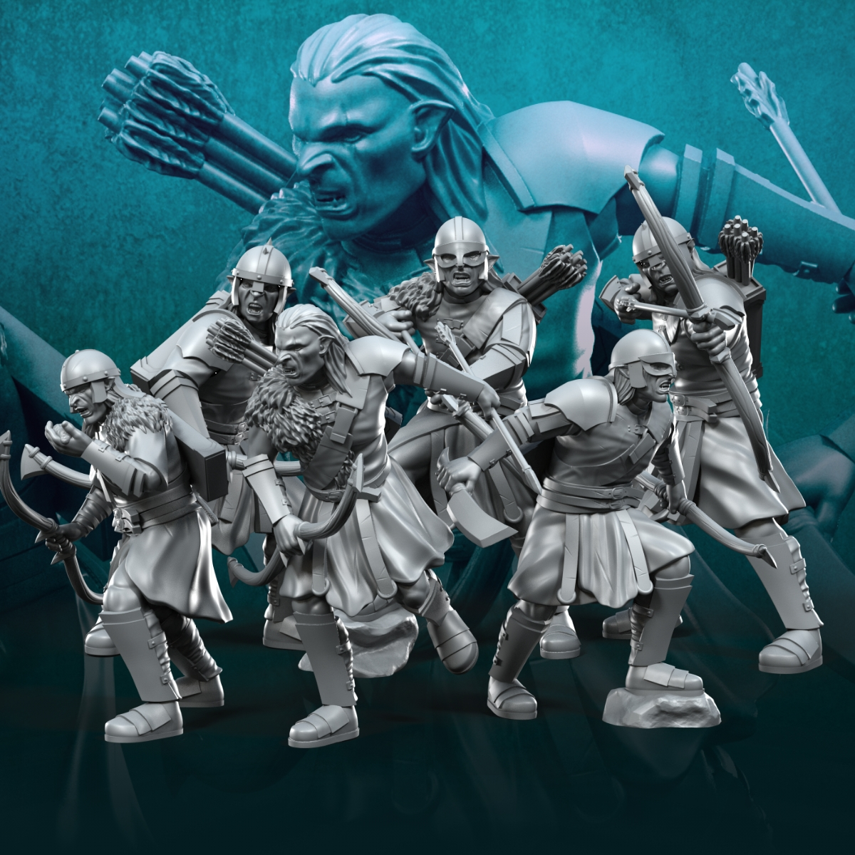 6x Regular Tracker Orcs (archers)