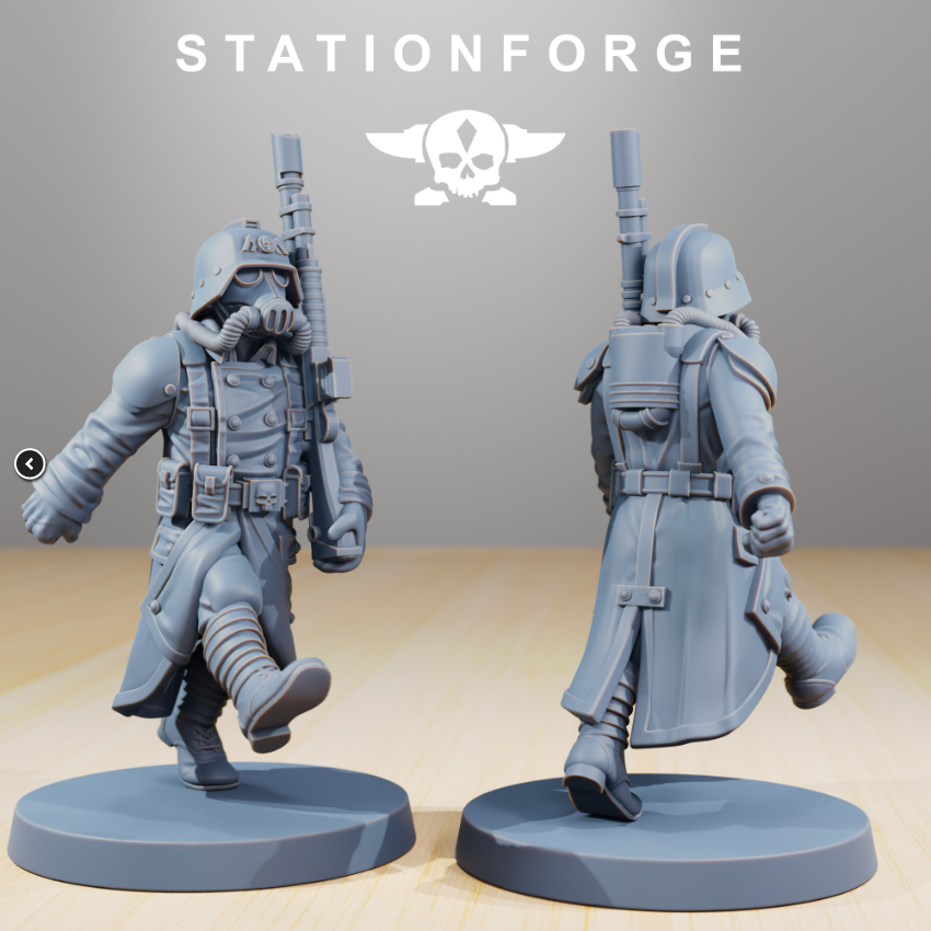 Grimguard Marching Poses