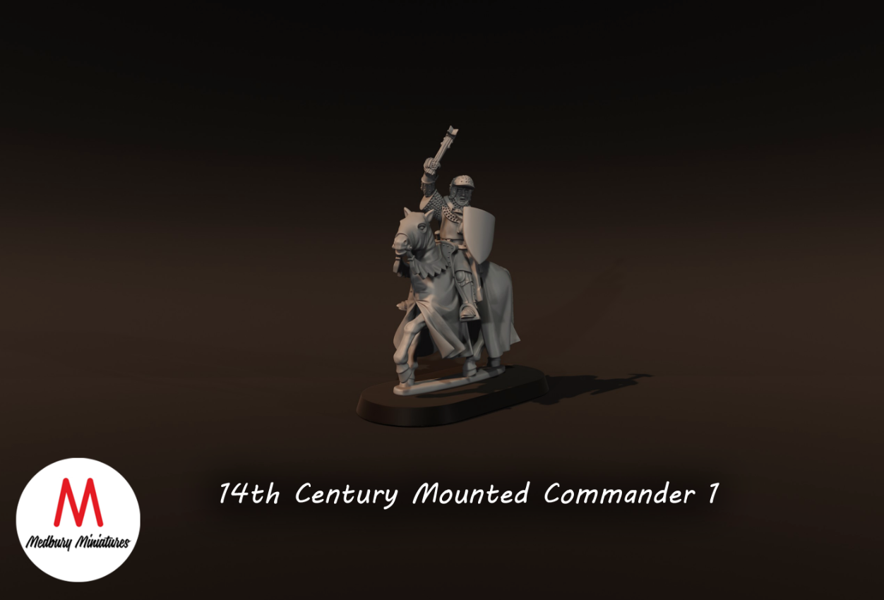 14th Century Mounted Commander 1