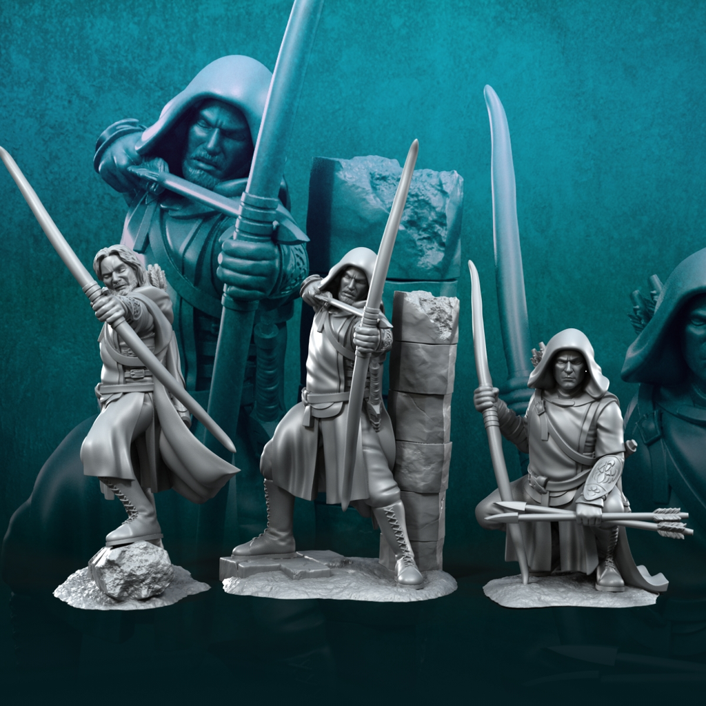 3x Grey Castle Rangers