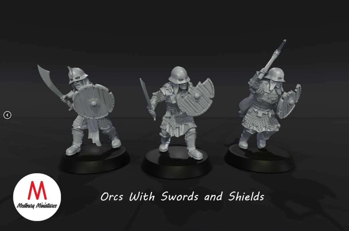 Orc Warriors with Sword and shield