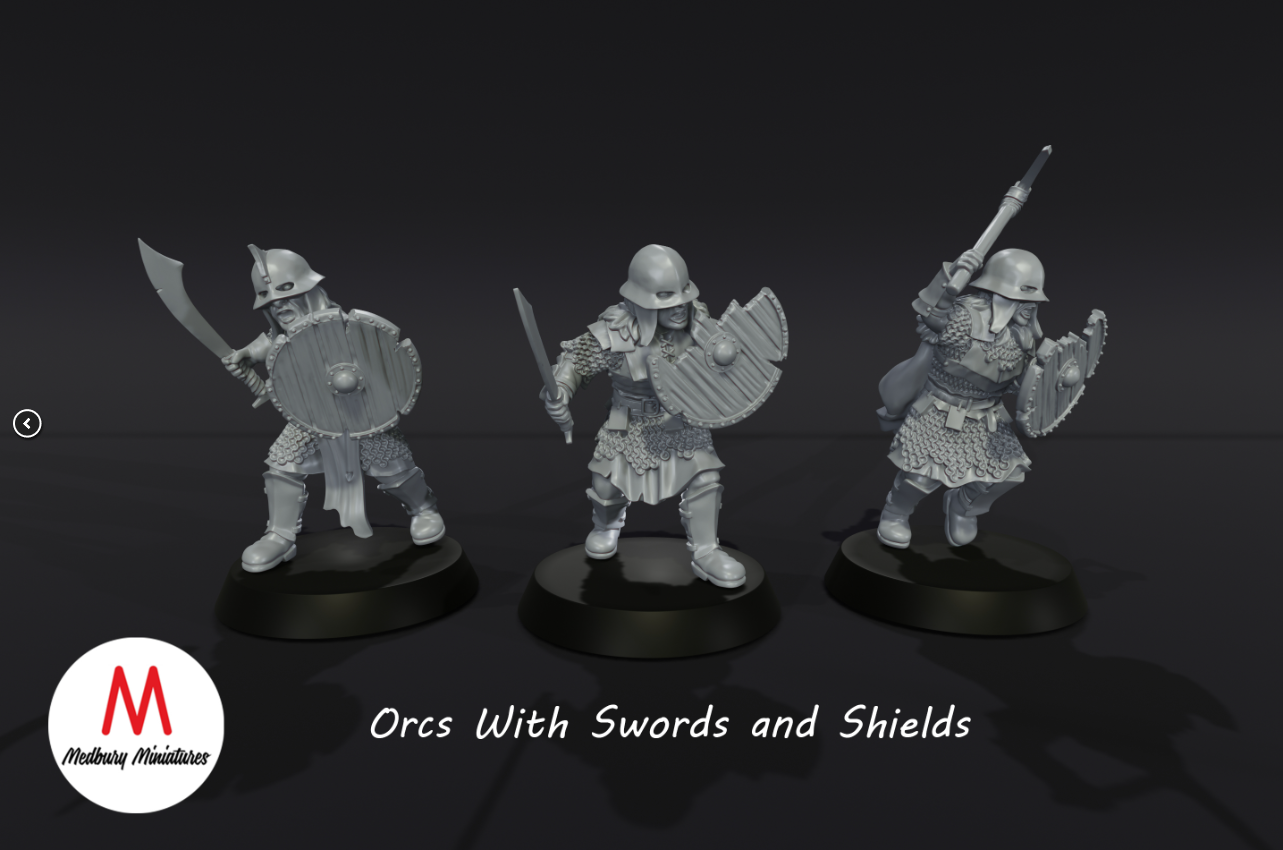 Orc Warriors with Sword and shield
