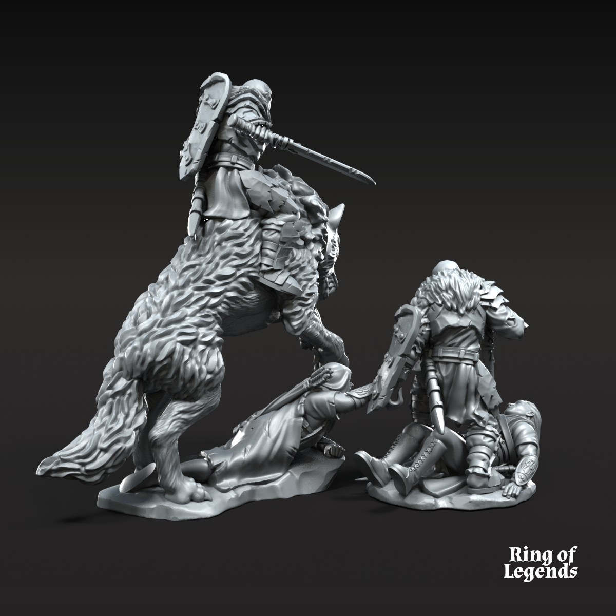 Kovrog, Orc Lord Commander ft and mtd