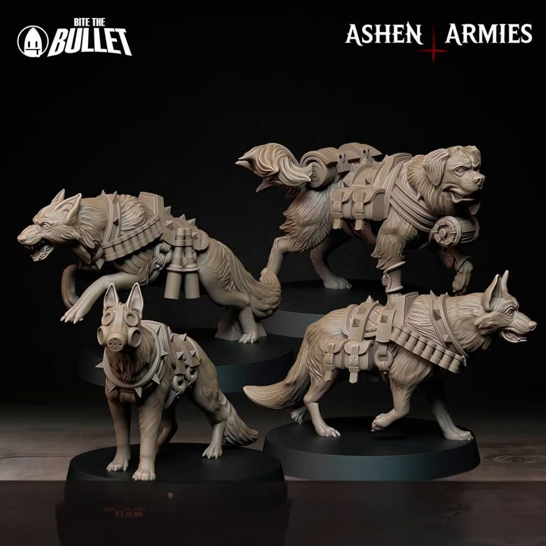 Sanctified Legion - Combat Dogs (4 Minis)