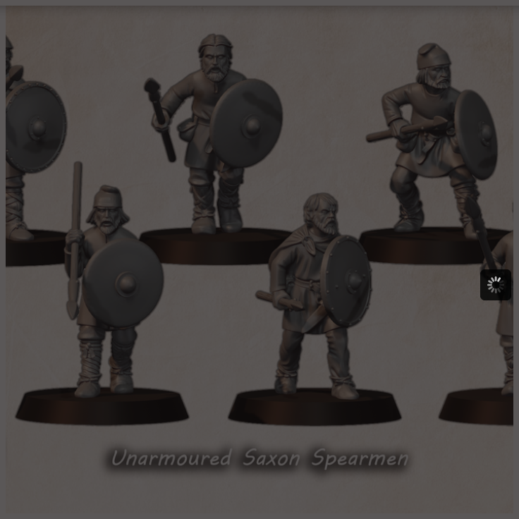 Unarmoured Saxon Spearmen