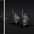 High Men Armoured Warriors 2 x4 (at rest, presupported)