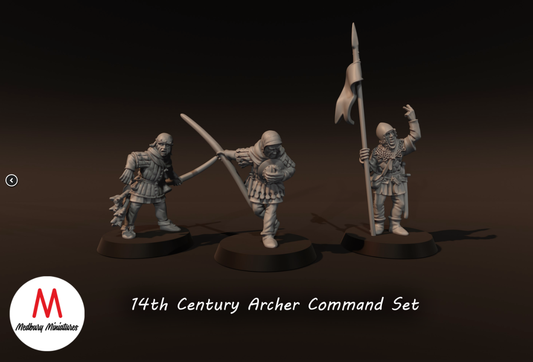 14th Century Archer Command Set