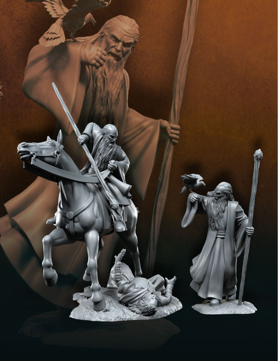 Blood-Handed Mage foot and mtd