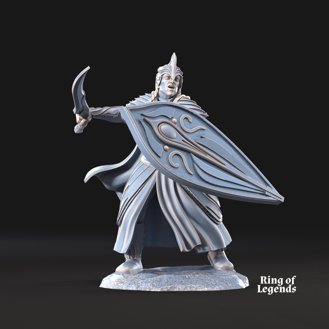 6x Galanthir Elves Sword and Shield - Galanthir Elves
