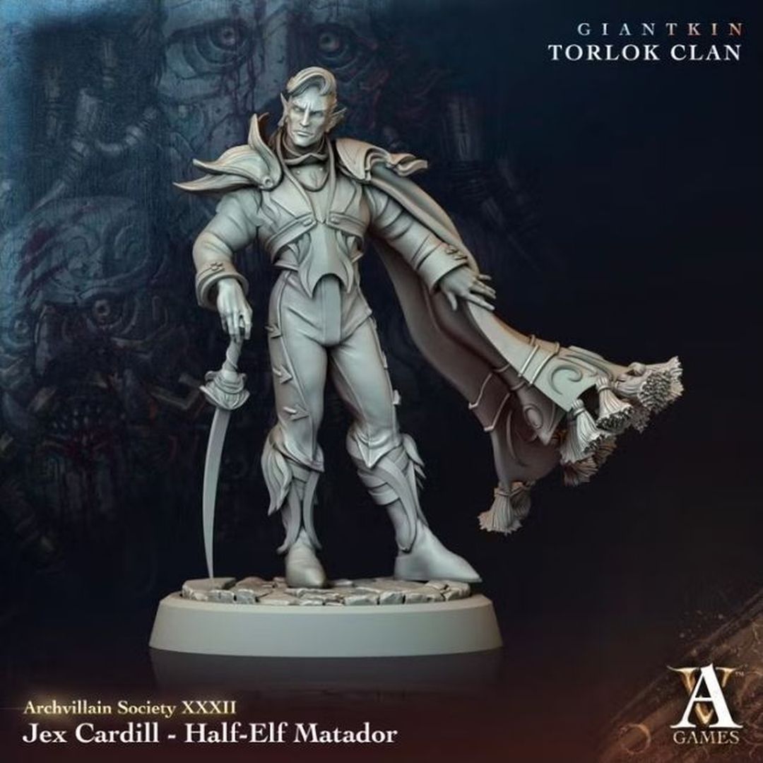 Giantkin - Jex Cardill - Half-Elf Matador