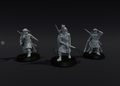 High Men Rangers with swords x3 (Presupported)