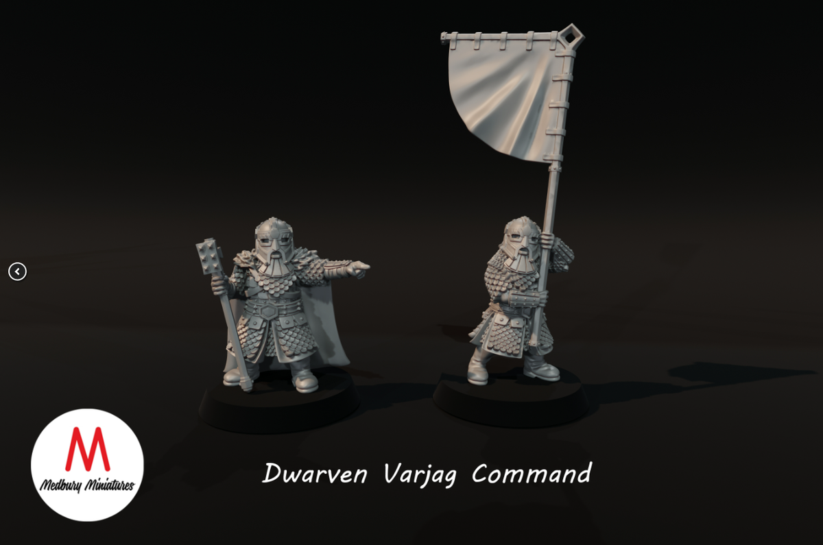 Dwarven Varjag Commanders