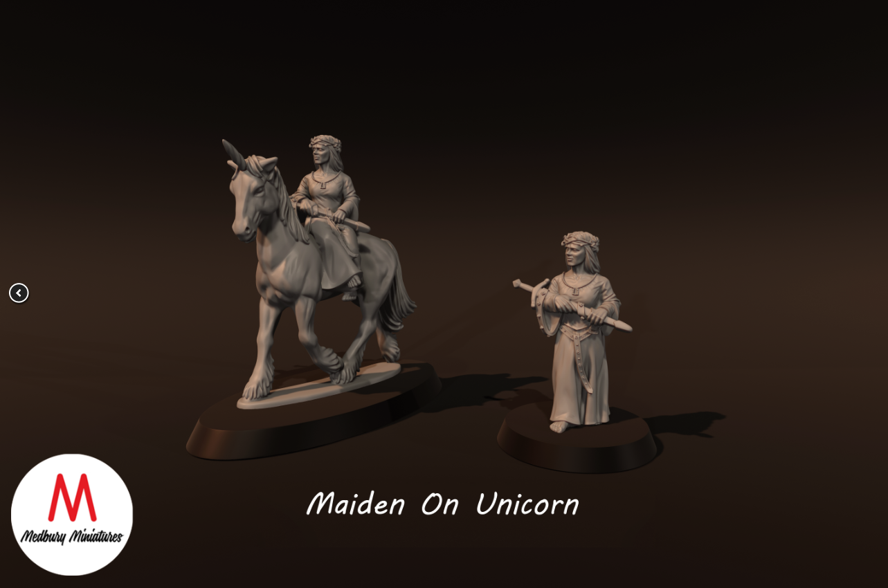 Maiden On Unicorn