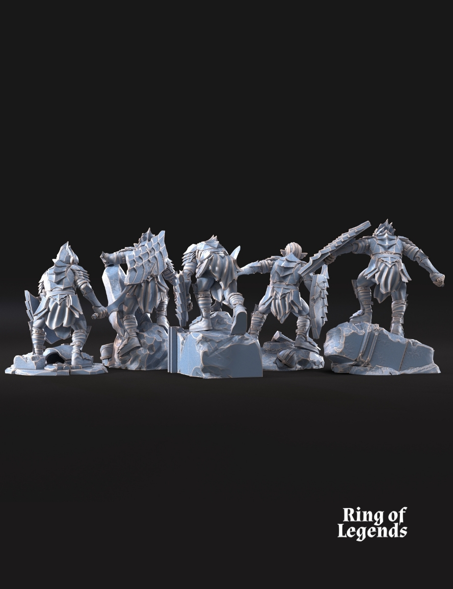 Goblins of the Cave 10x Warriors with Sword and Shield