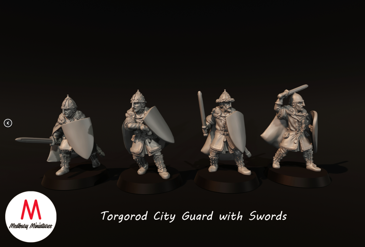 Torgorod City Guard With Swords