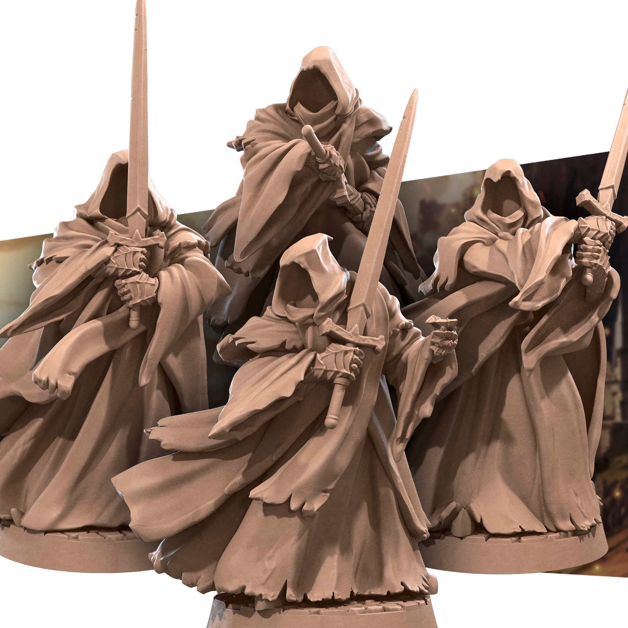 Dark Wraith Set (4 Miniaturen)