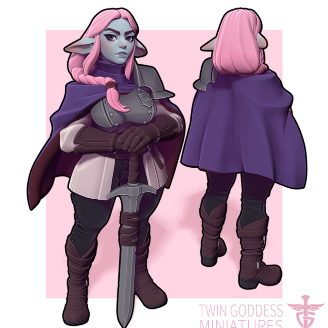Erdbeere, la Caballero Firbolg