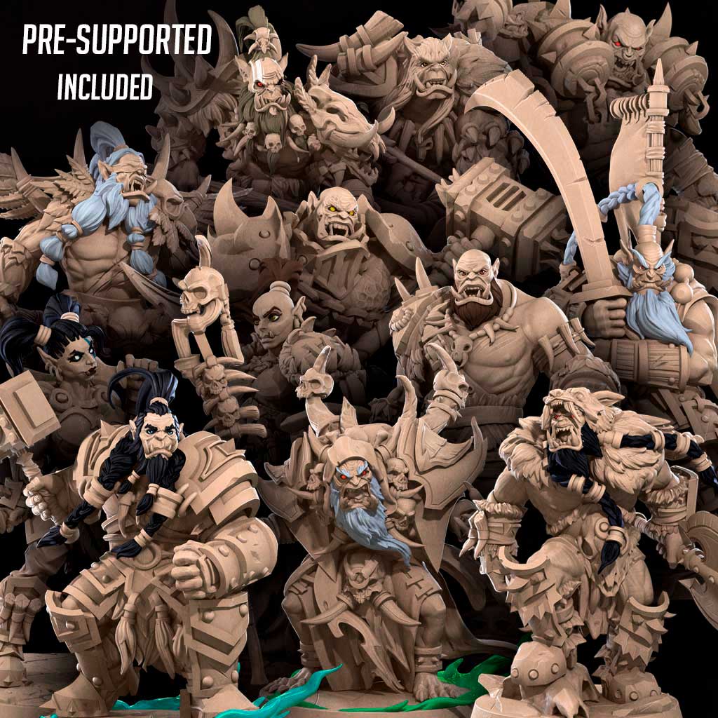 "Orc"-Set (November 2023) - (12 Miniaturen)