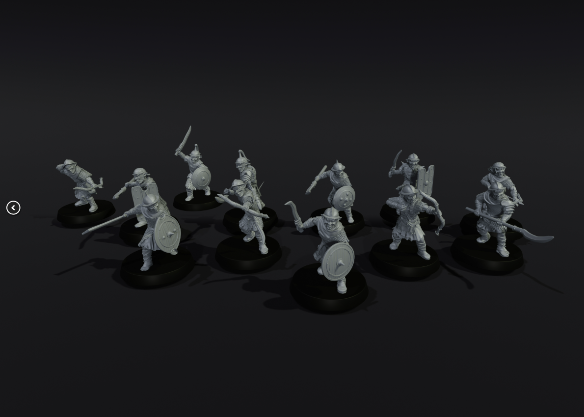 12 Fell kingdom Orcs
