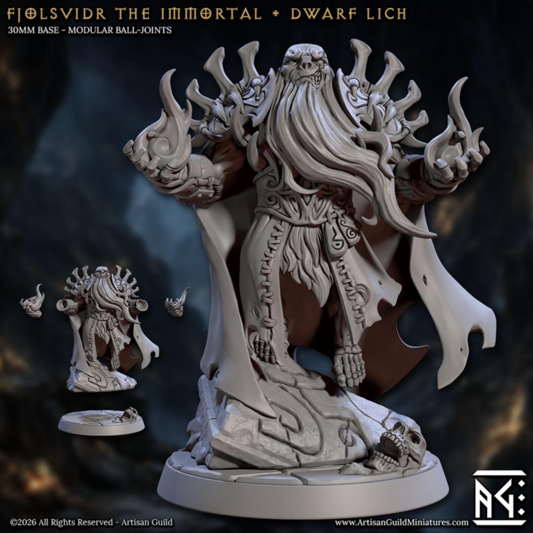 Lich Draugr Enano - Fjolsvidr el Inmortal