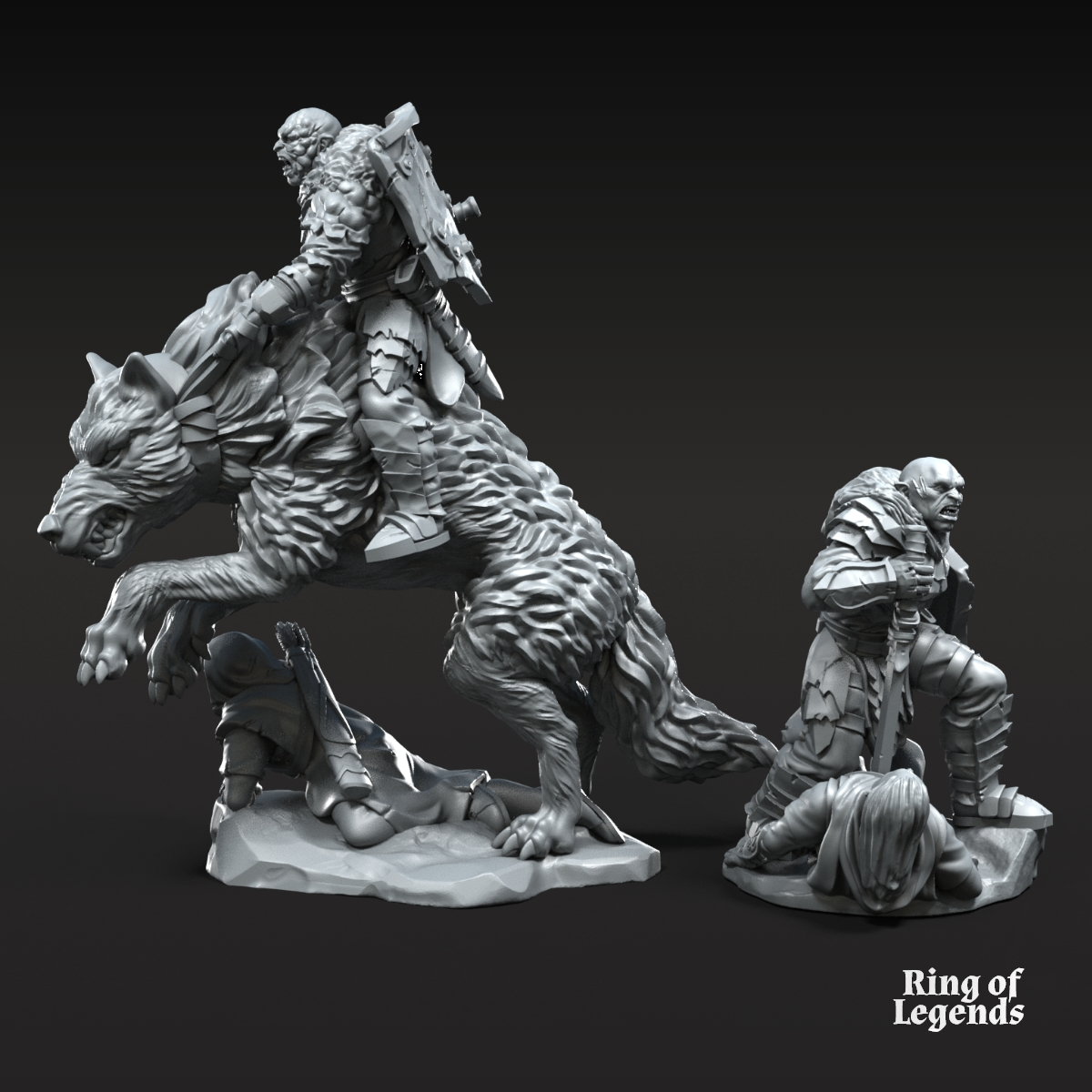 Kovrog, Orc Lord Commander ft and mtd