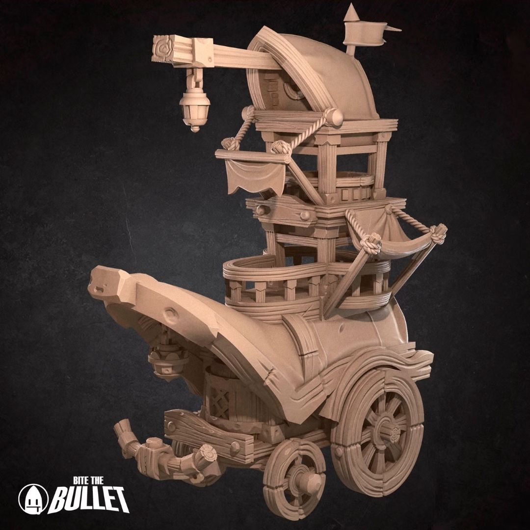Mead Cart (+ Horses)