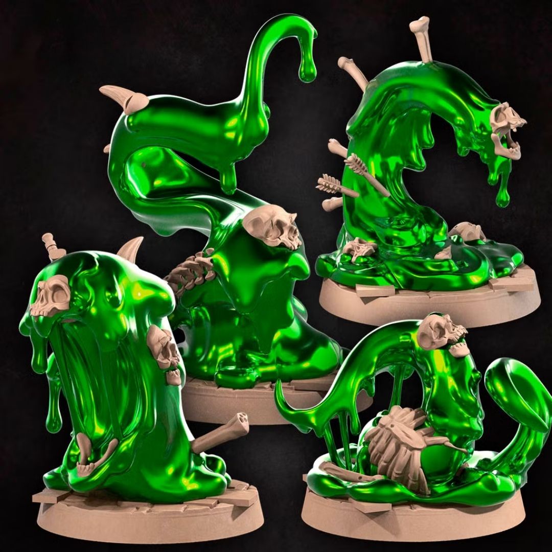 Dungeon Demons - Oozes (4 Minis)