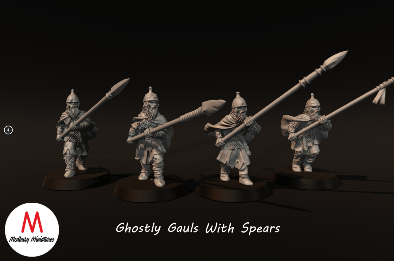 Ghostly Gauls With Spears