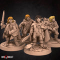 Halfling Explorers - 4 Modelle
