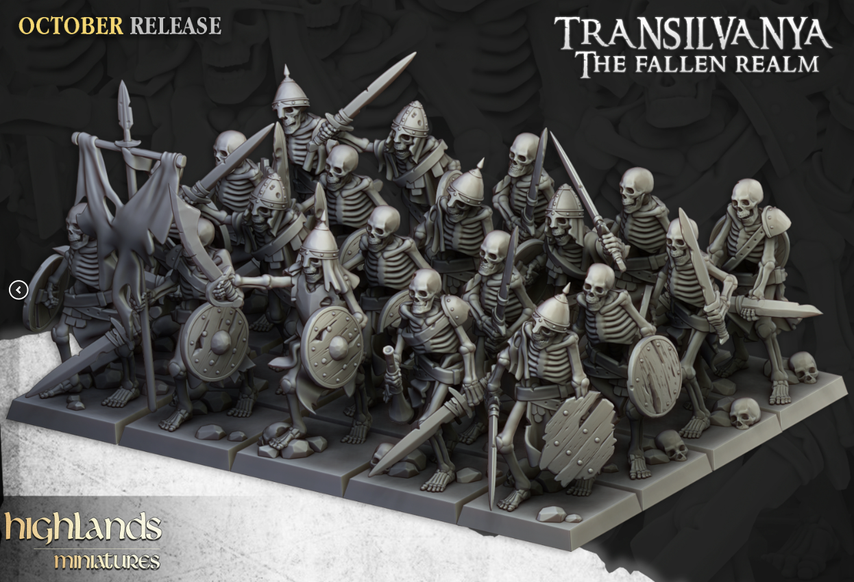 Skeleton Warriors with Swords Unit