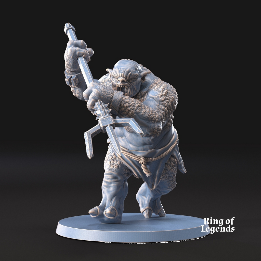 3x Variantes de Trolls de las cavernas