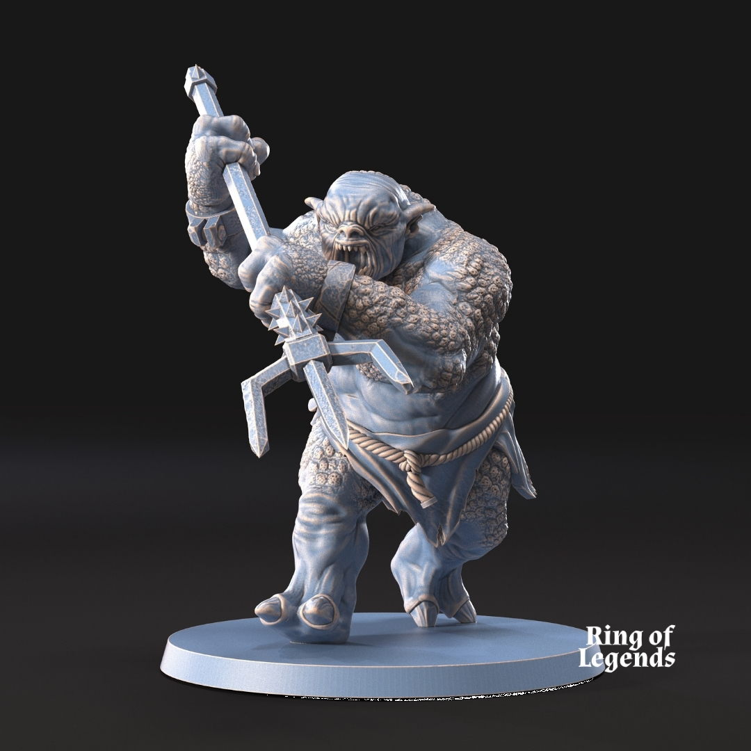 3x Variantes de Trolls de las cavernas