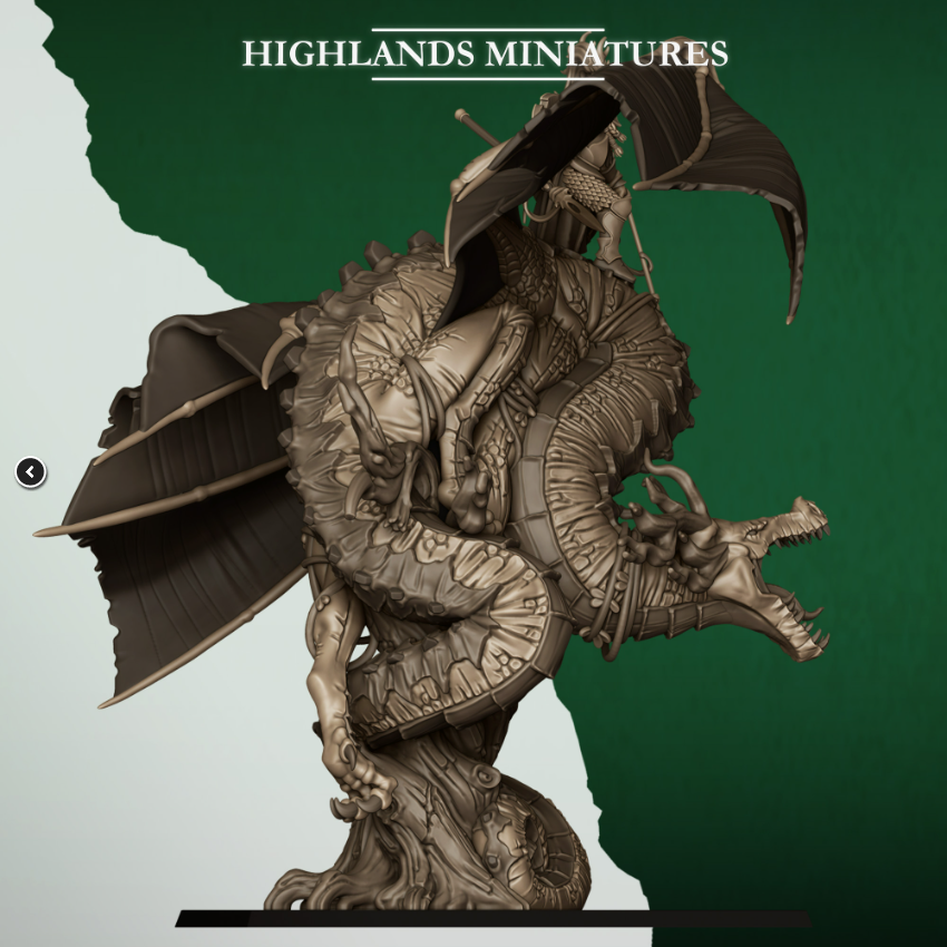 Feral Elf Prince on Feral Dragon