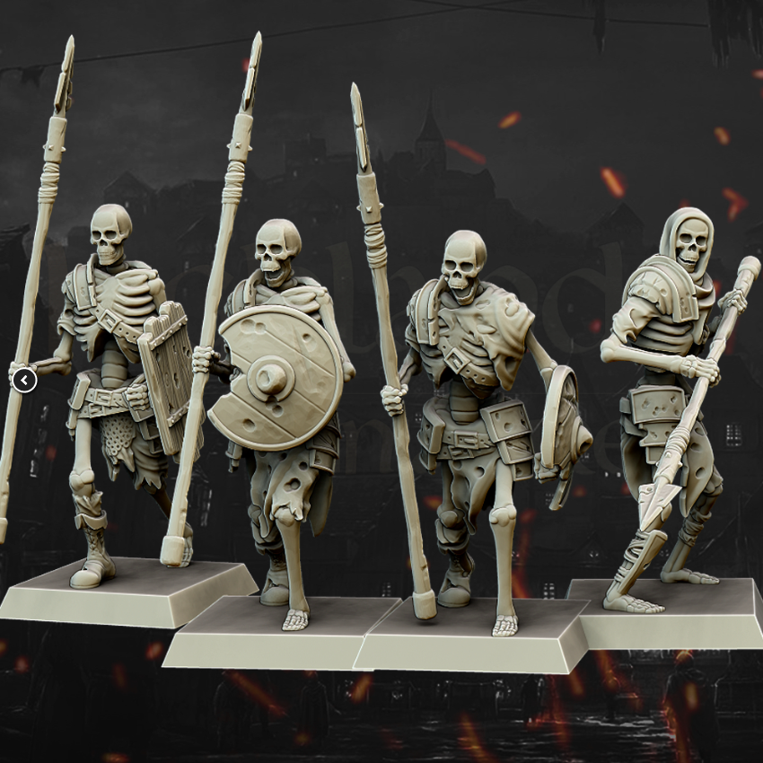Skeleton Spearmen Core Unit