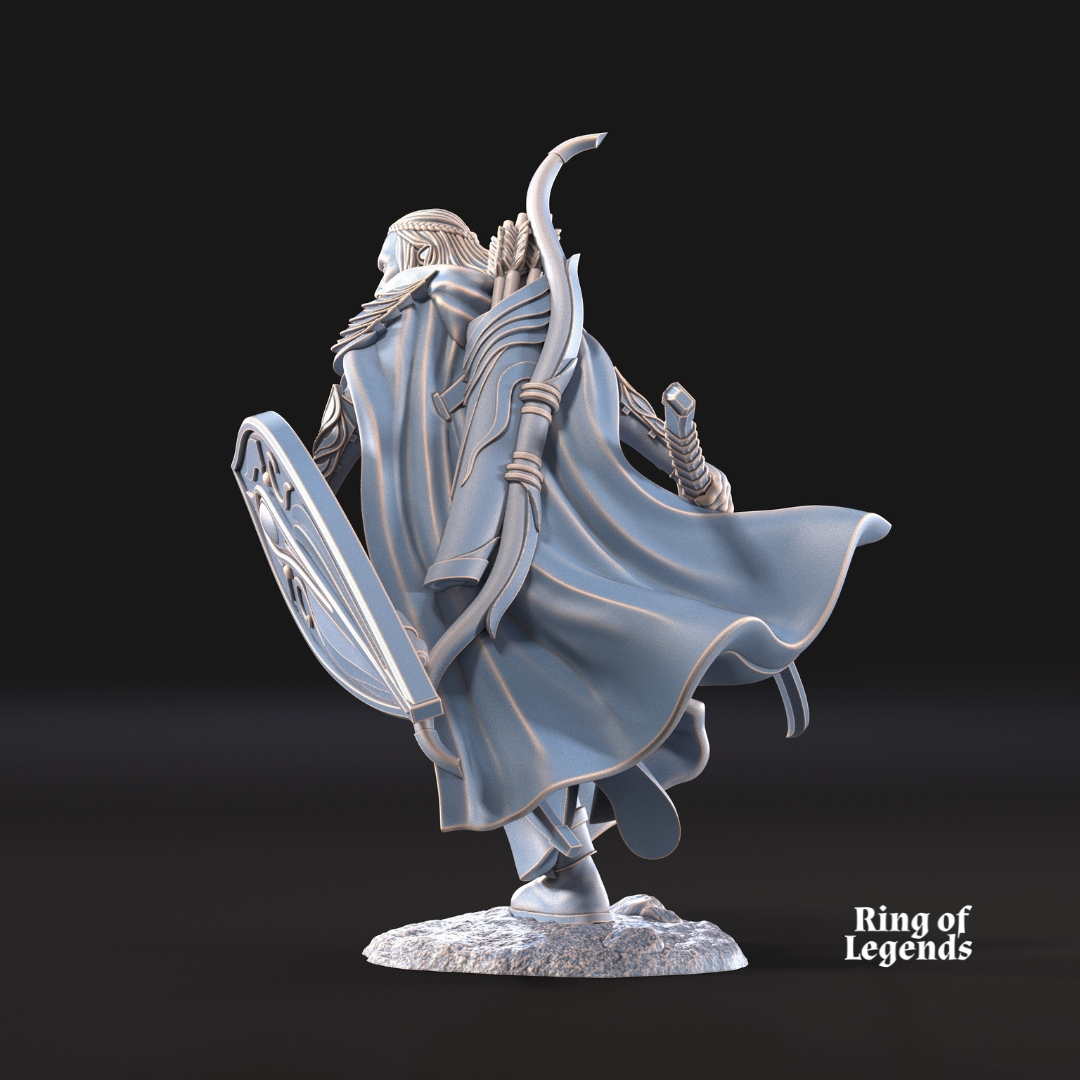 Captain of Galanthir on foot - Galanthir Elves