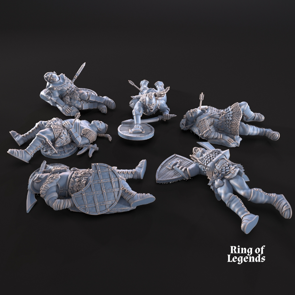 6x Morlok Orc Casualties