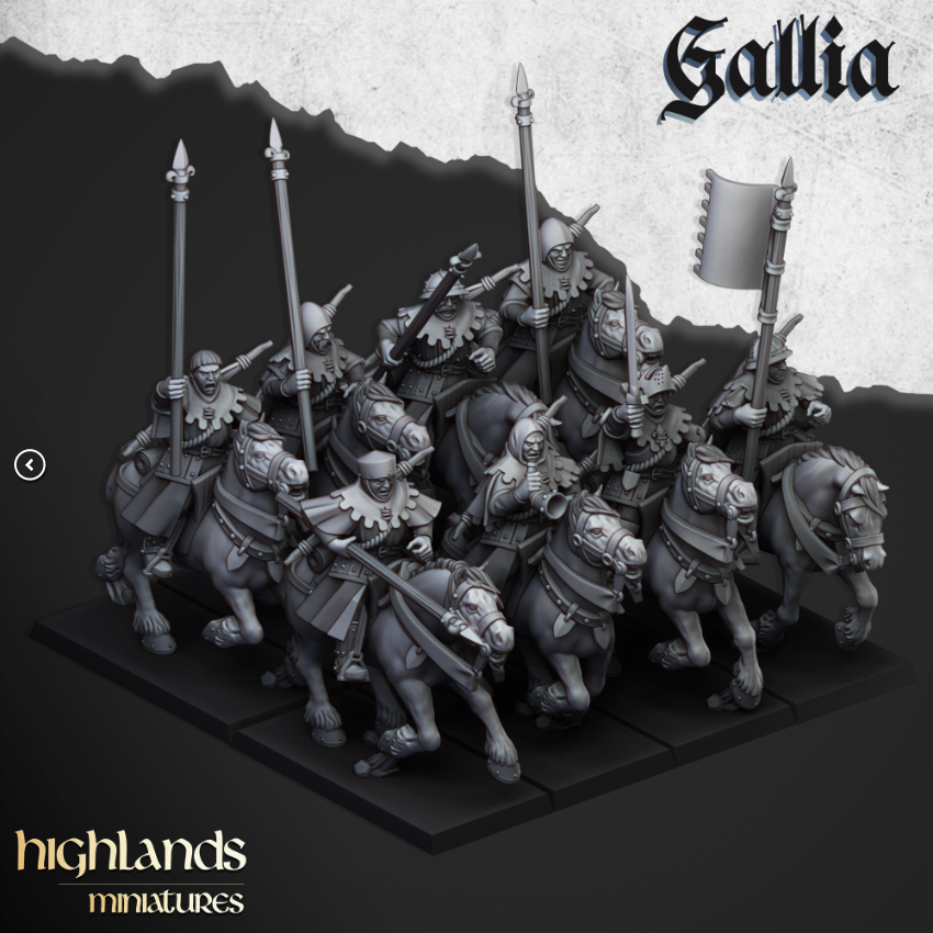 Mounted Men at Arms