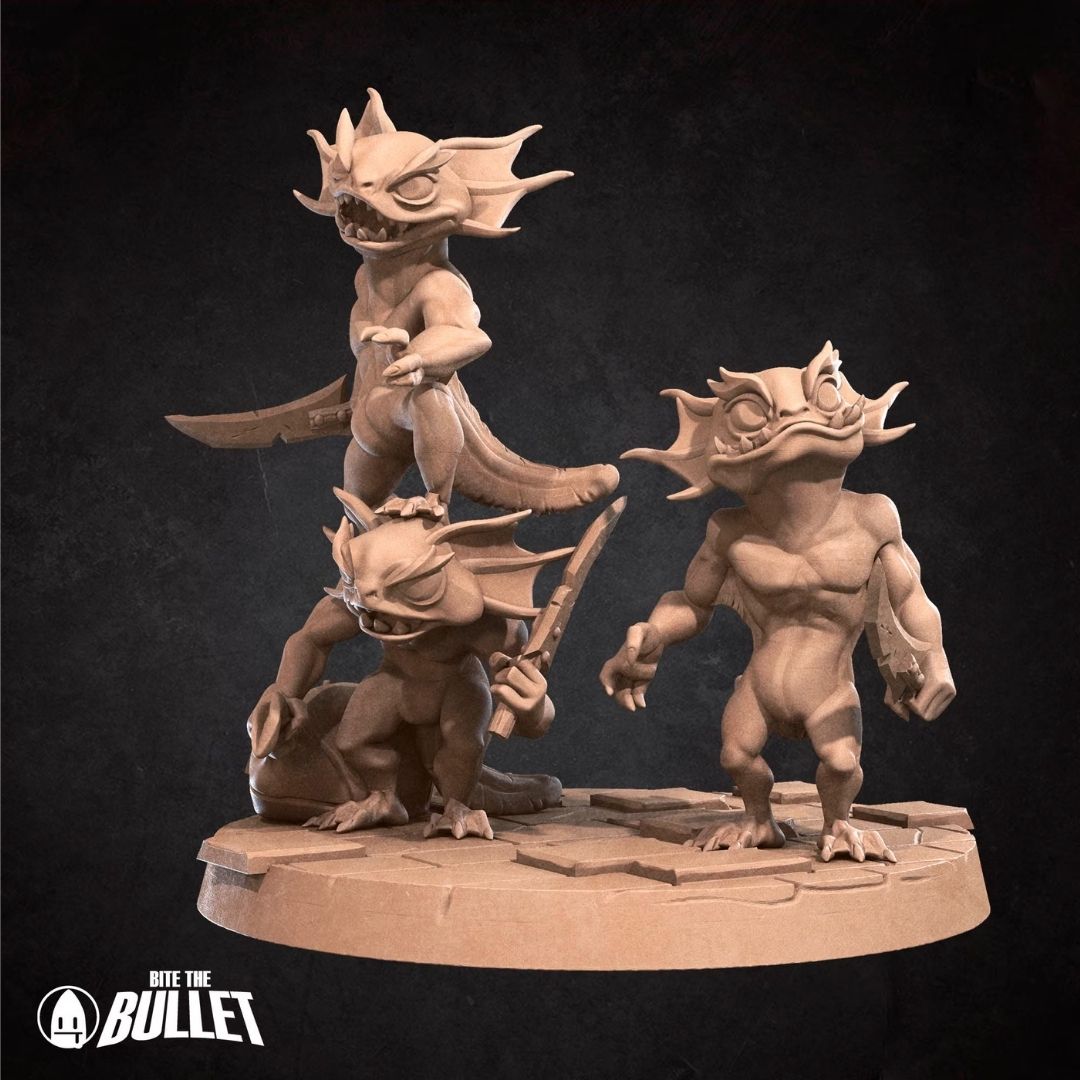 Locathah Bandit Axolotls (3 Minis)