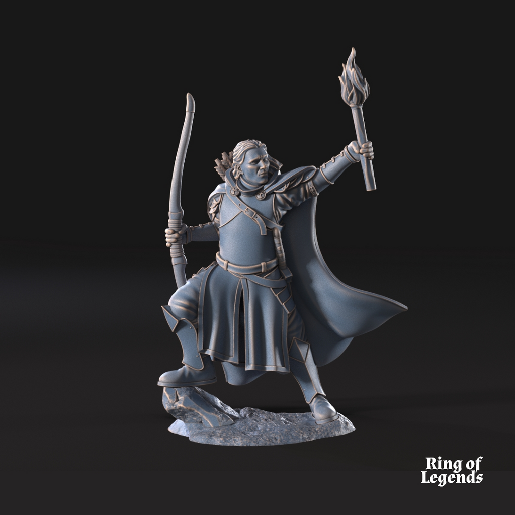 Berf Grey Castle Court Captain mounted and foot