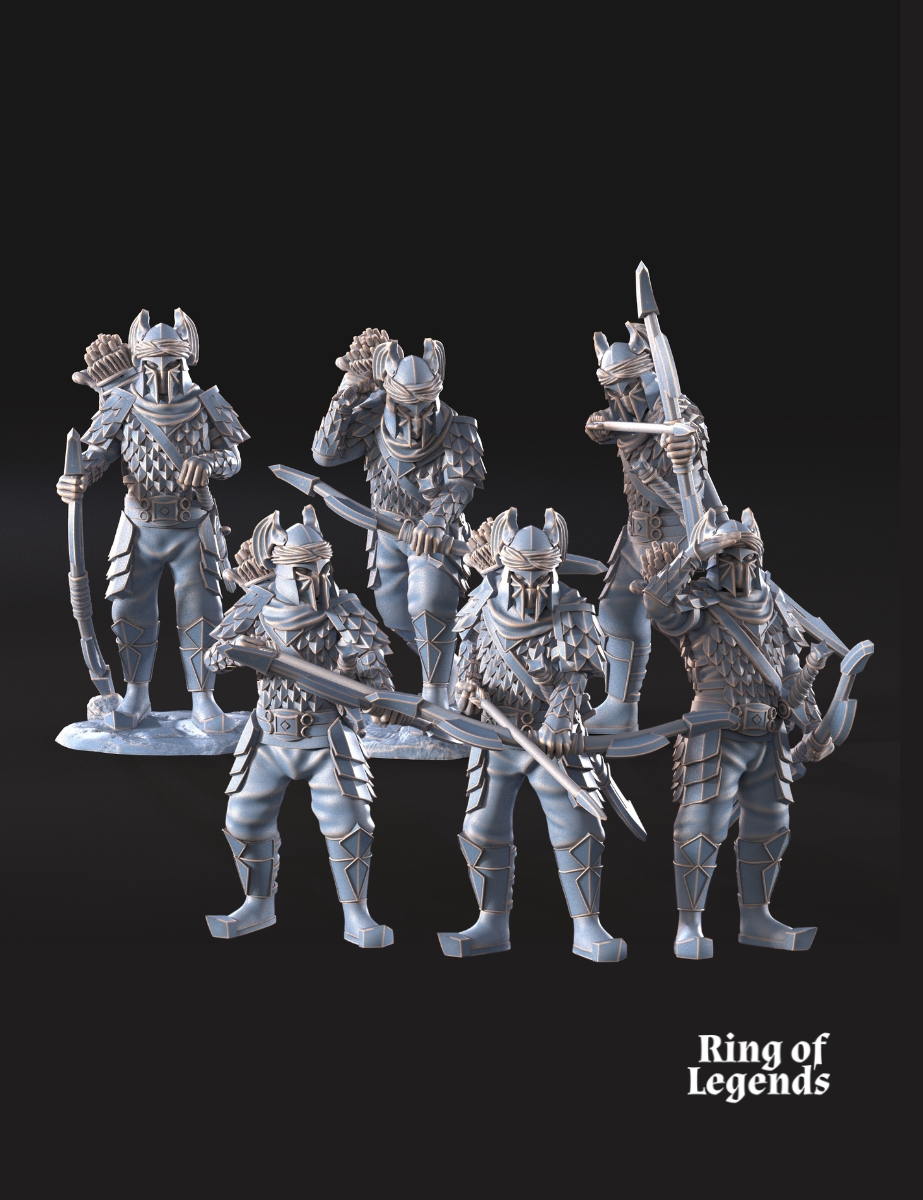Ejército del Dragón - 6x Arqueros