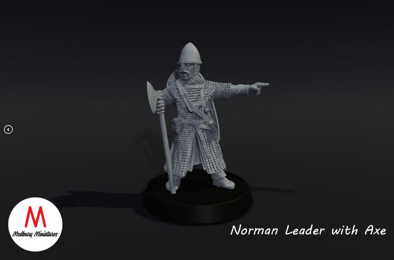 Norman Armoured Commander with axe