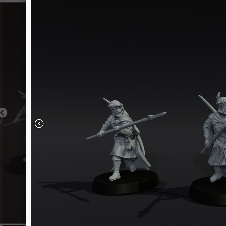 High Men Rangers with Spears x3 (Presupported)